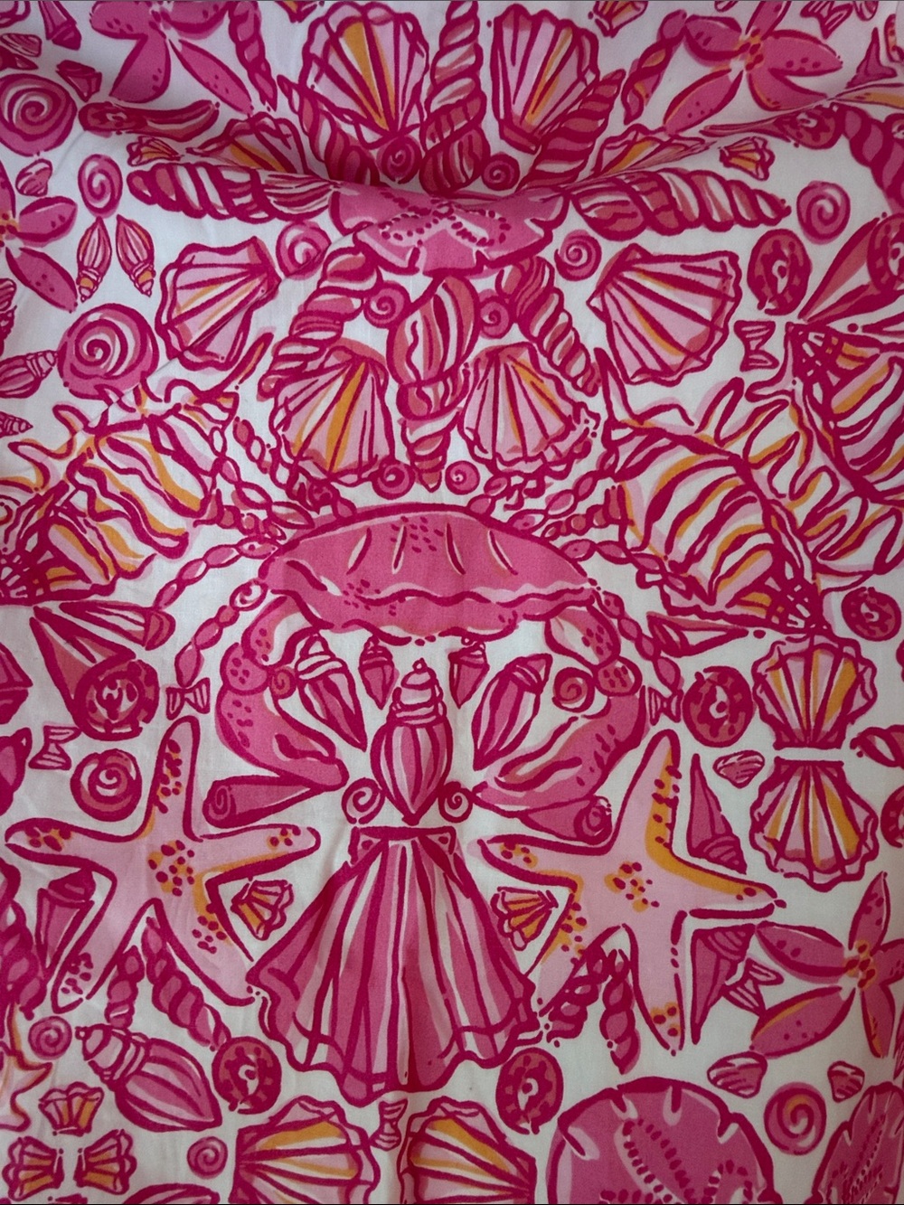 Lilly Pulitzer Pink & Yellow Shell-Print Scalloped Hem Skirt - Picture 3 of 7